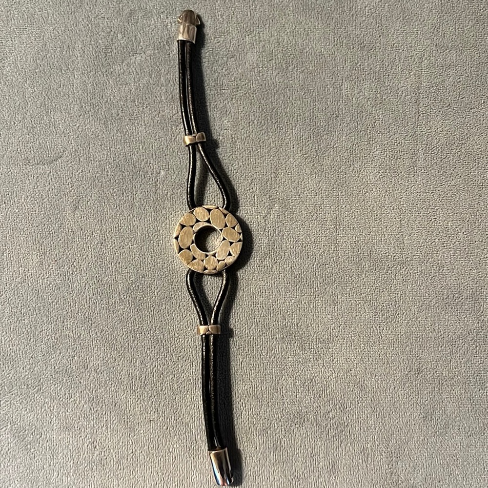 John Hardy Kali Circle Leather Bracelet